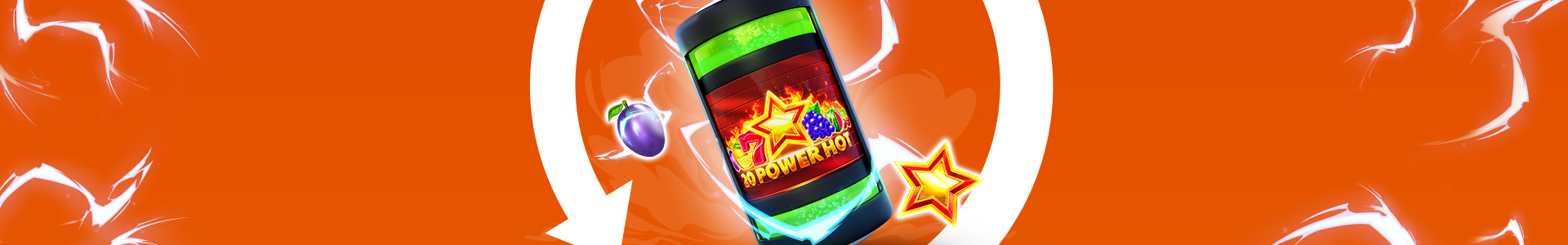 Бонус от 50% до 100 безплатни завъртания за 20 Power Hot - Amusnet