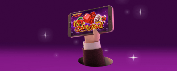 Грабни 100% до 200 Free Spins за коледната игра Dice & Roll - Alphawin